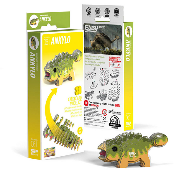 3D Cardboard Model Kit - Ankylo