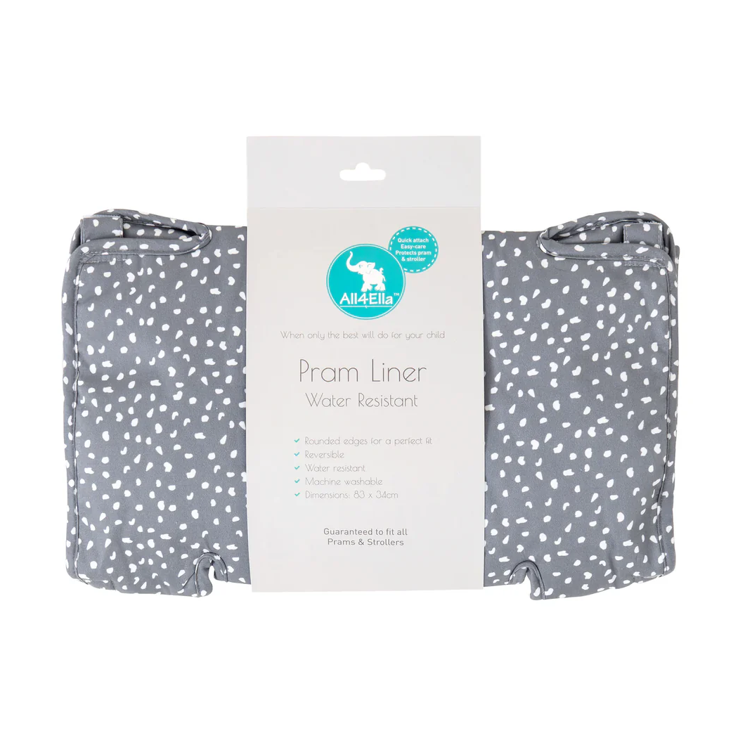 Pram Liner - Charcoal