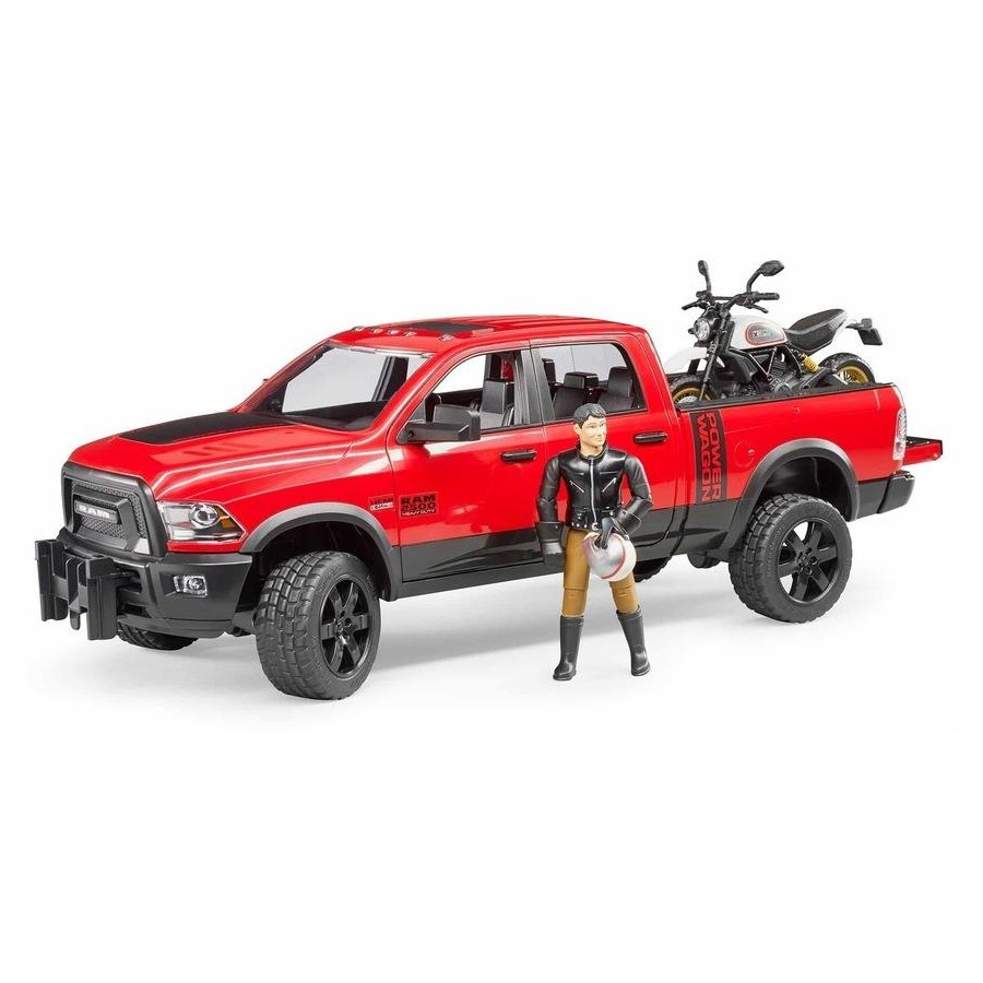 RAM 2500 Power Wagon with Scrambler Ducati Desert Sled