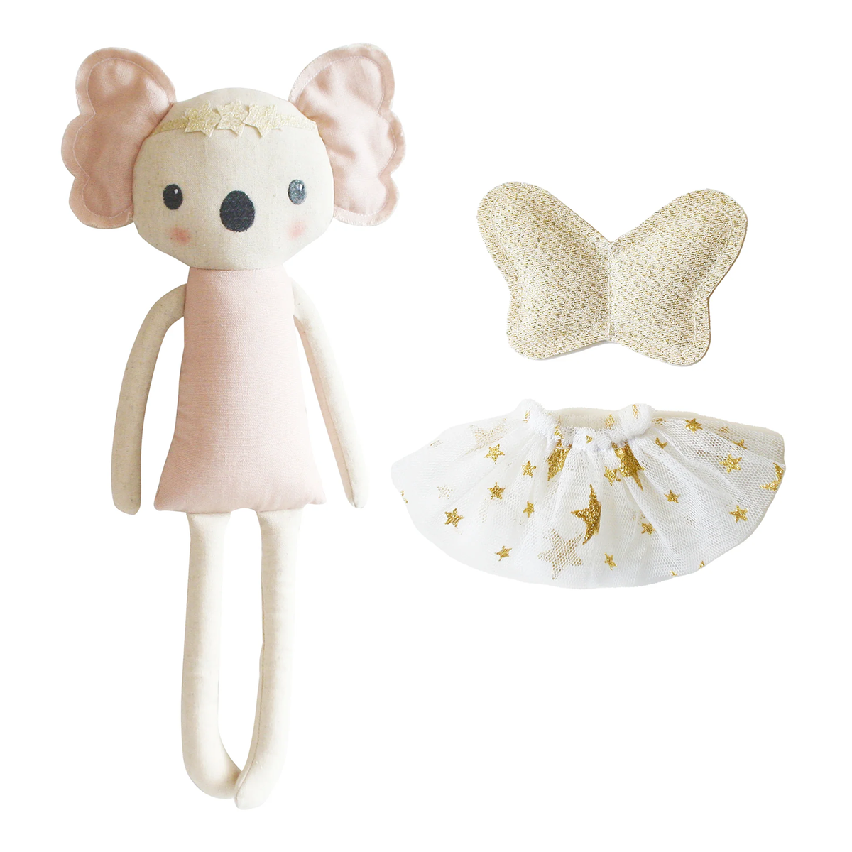 Koala Dress Up Doll - Ivory Gold
