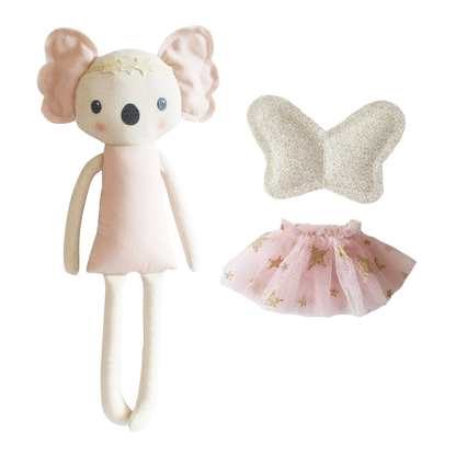Koala Dress Up Doll - Pink Gold