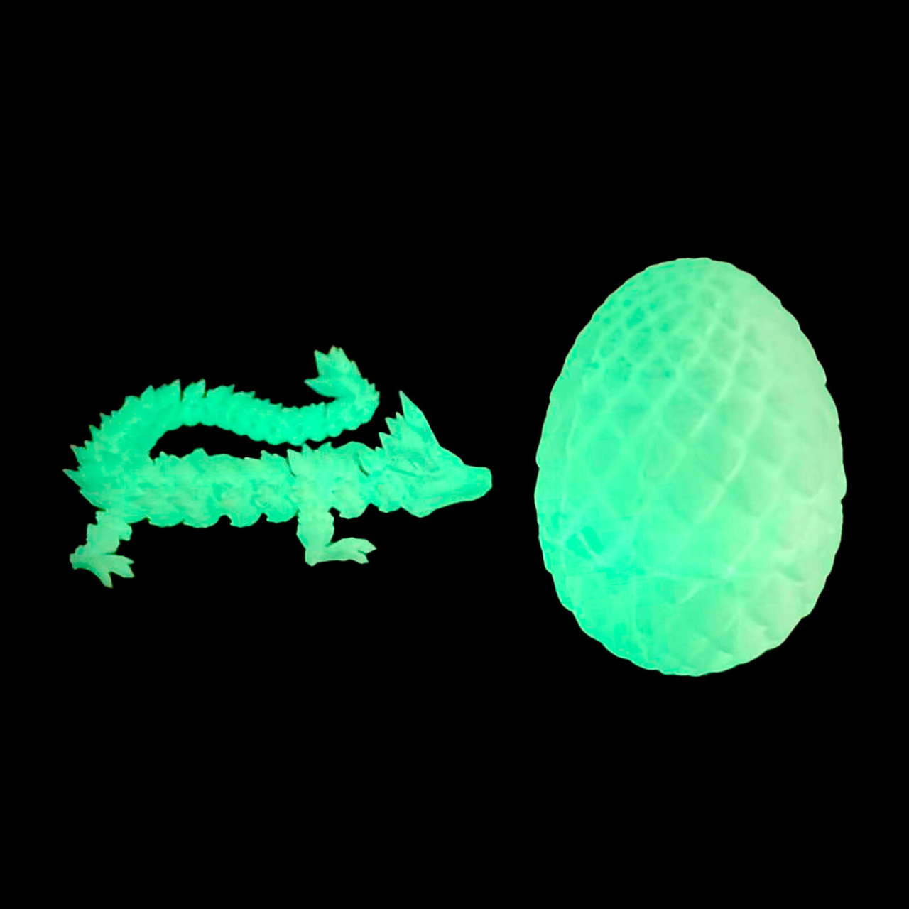 3D Printed Dragon Egg - Glow In The Drak