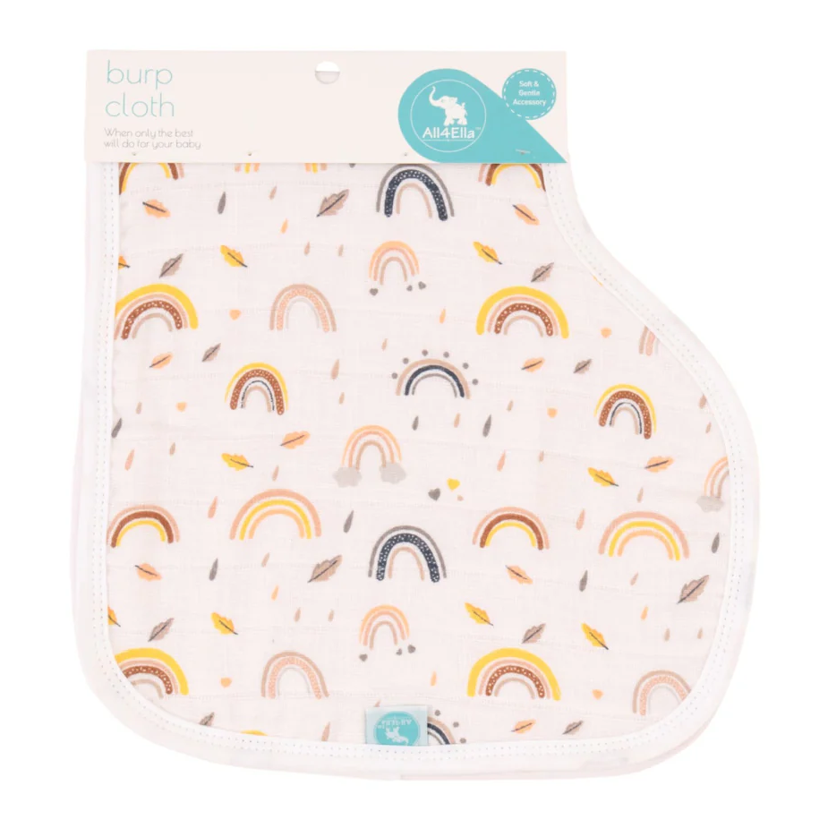 Burp Cloth - Rainbows