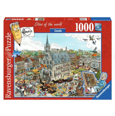 1000 pc Puzzle - Frans Le Roux Gouda