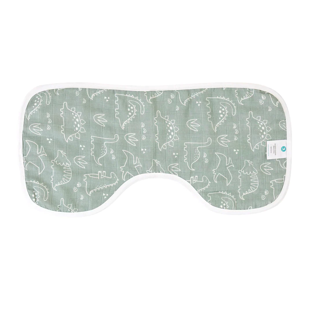Burp Cloth - Dino Sage