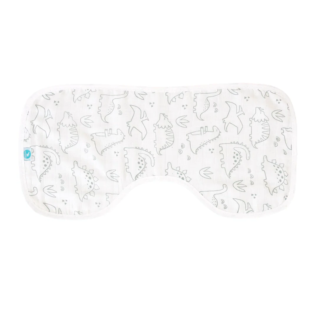 Burp Cloth - Dino Sage