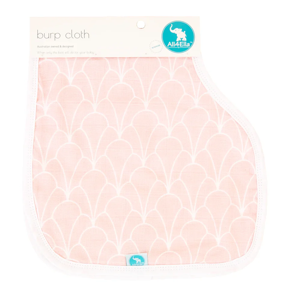 Burp Cloth - Antique Blush