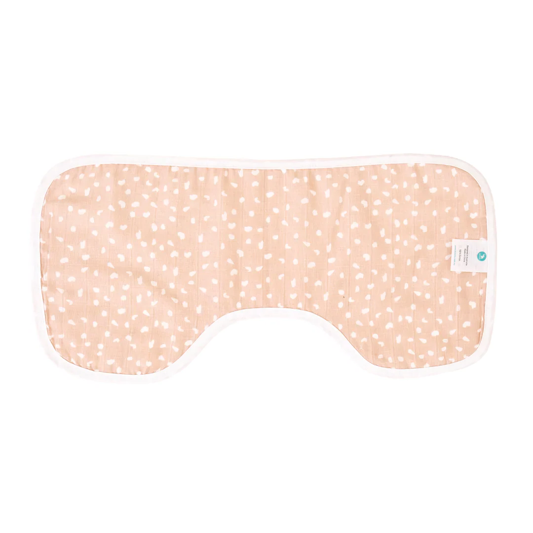 Burp Cloth - Beige Dots