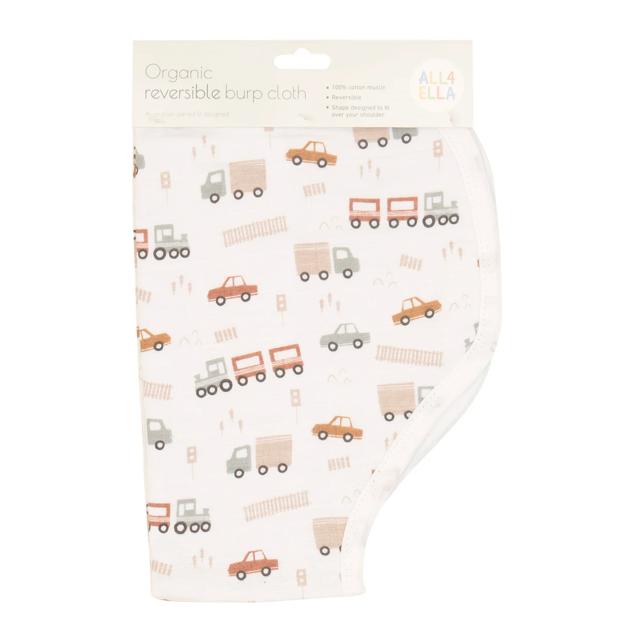 Burp Cloth - Trucks