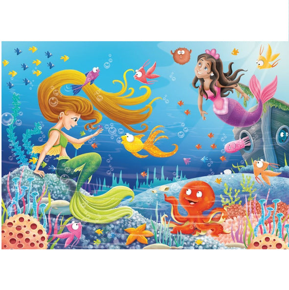 60 pc Puzzle - Mermaid Tales