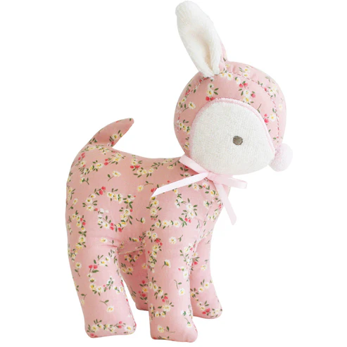 Baby Deer Rattle - Posy Heart