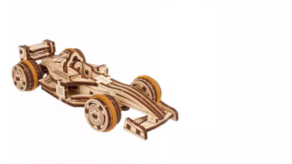 Compact Racer Wooden Model Kit – Toys and Tales
