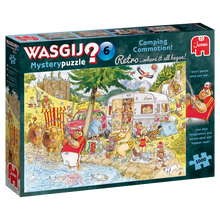 Wasgij 1000 pc Puzzle - Retro Mystery No.6 - Camping Commotion