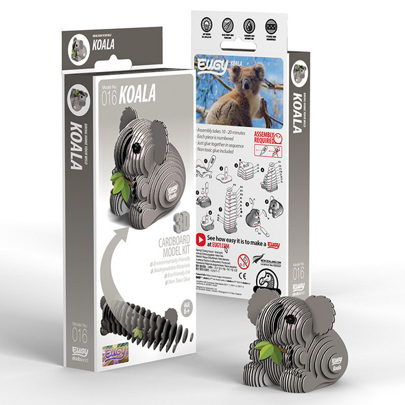 3D Cardboard Model Kit - Koala