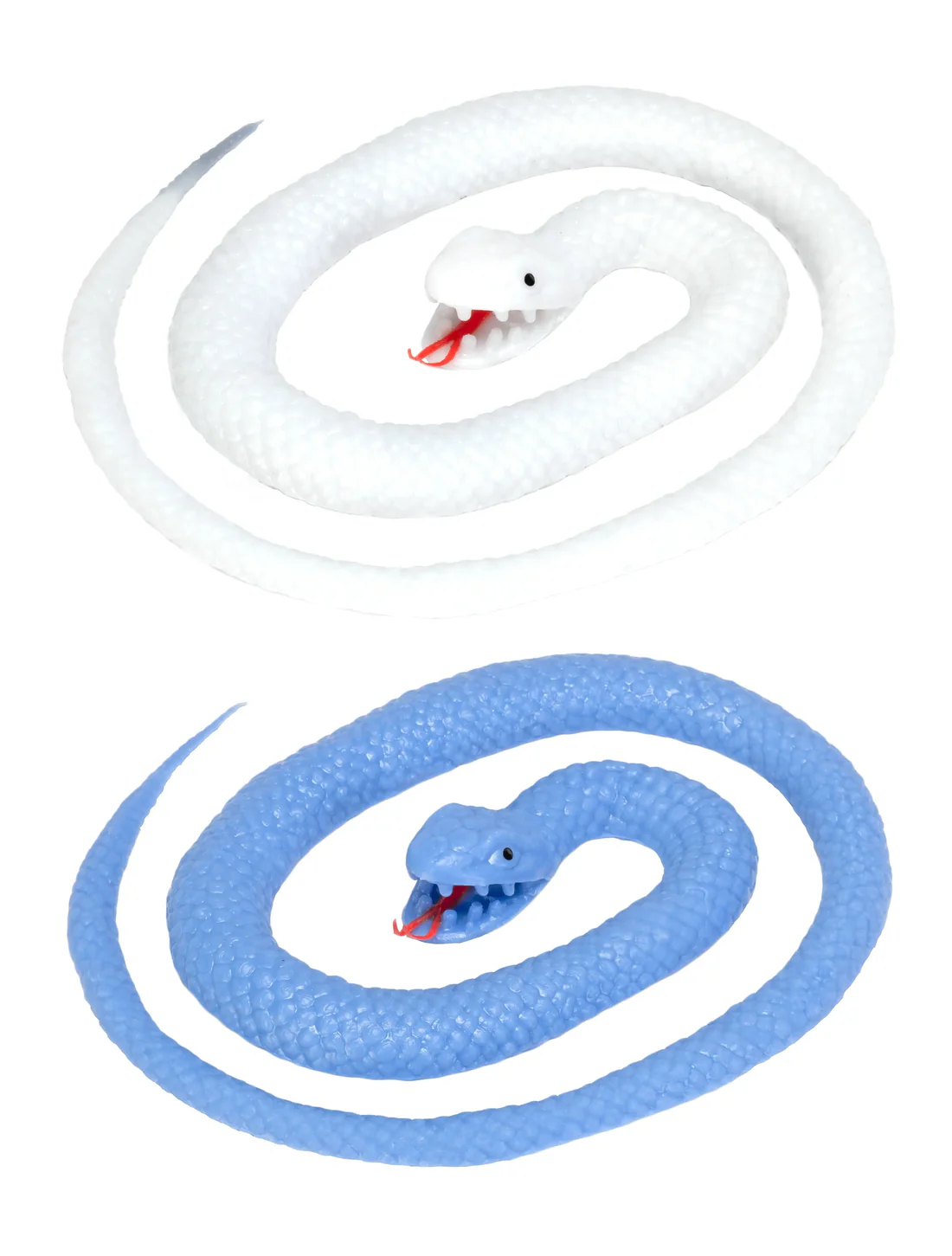 Rubber Snake - Changing Colour Blue