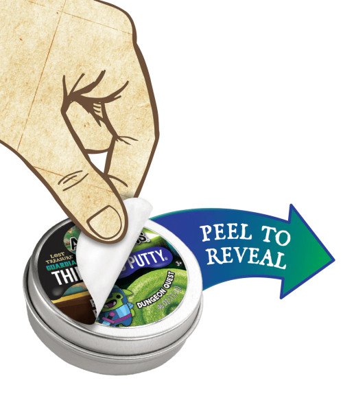 Crazy Aaron's Thinking Putty - Lost Treasure Guardians Surprise 2" Mini Putty Tins