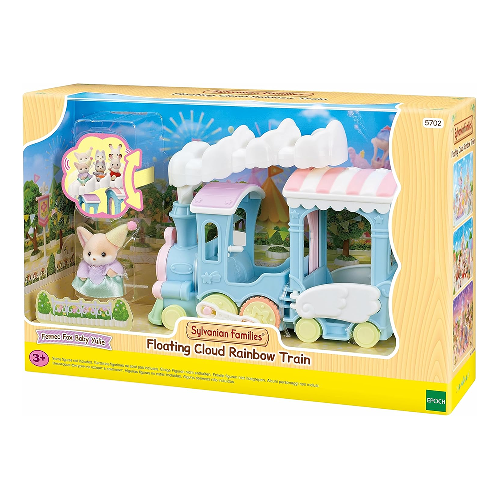 Floating Cloud Rainbow Train