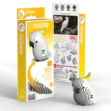 3D Cardboard Model Kit - Cockatoo