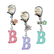 Glitter Letter Keyring