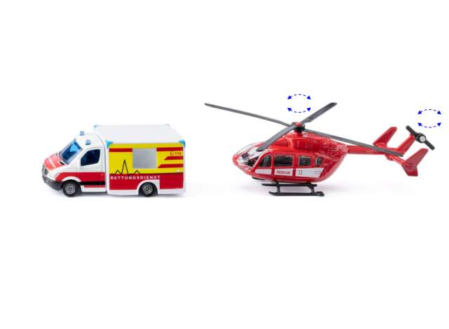 1748 Ambulance and Helicopter Set