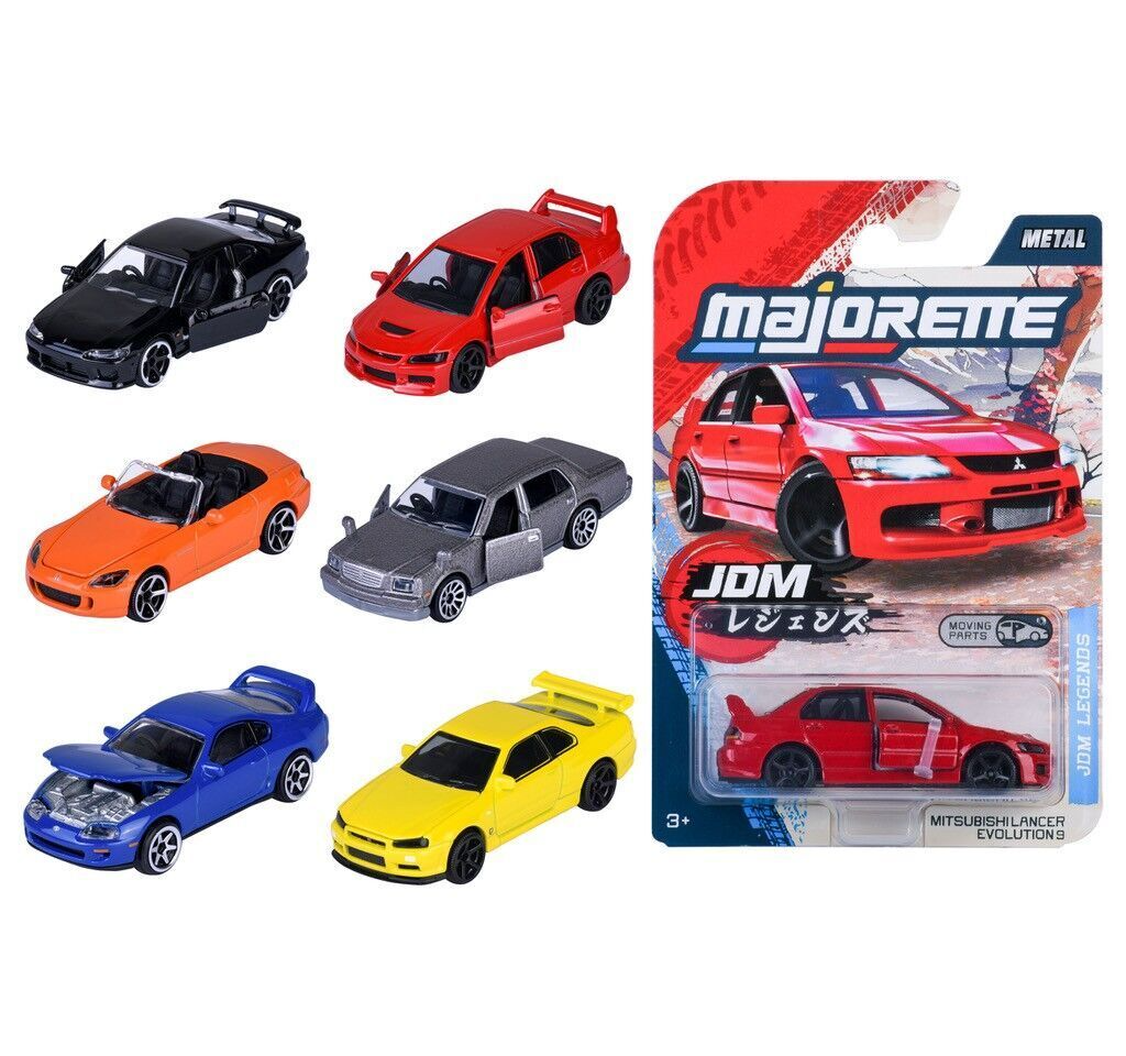 JDM Legends Premium Cars 6 Asst