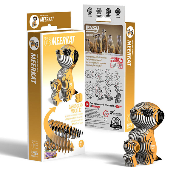 3D Cardboard Model Kit - Meerkat