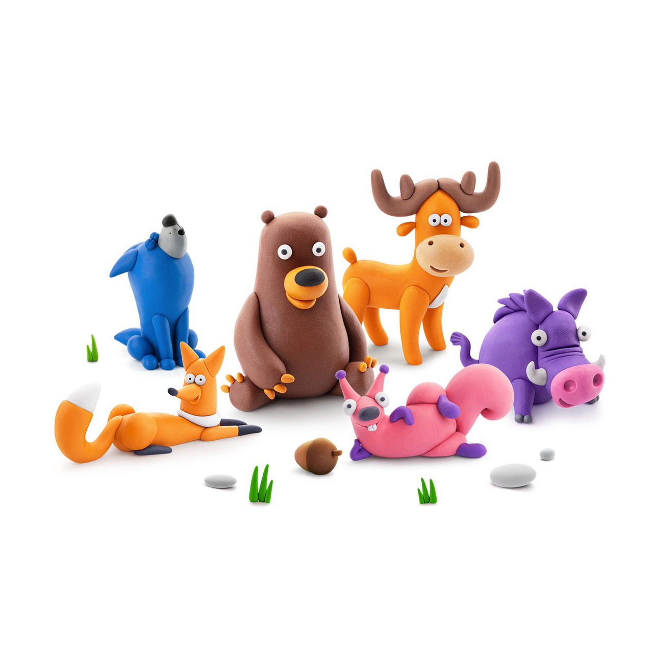 Hey Clay - Forest Animals