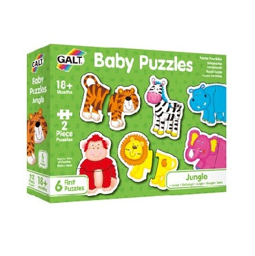 2pc Baby Puzzles - Jungle