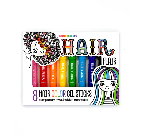 Hair Flair Color Gel Sticks (Set of 8)