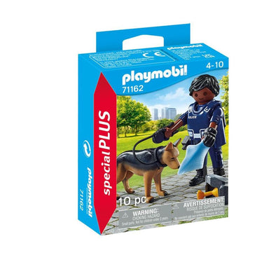 Policeman with Sniffer Dog 71162
