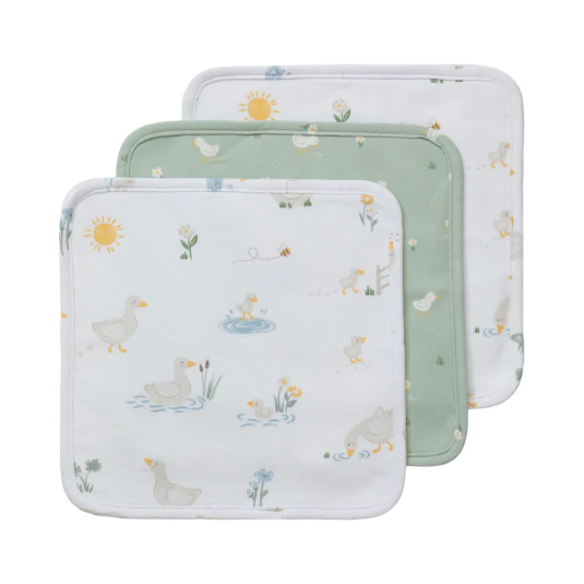 Wash Cloths 3pk - Goosey Goosey