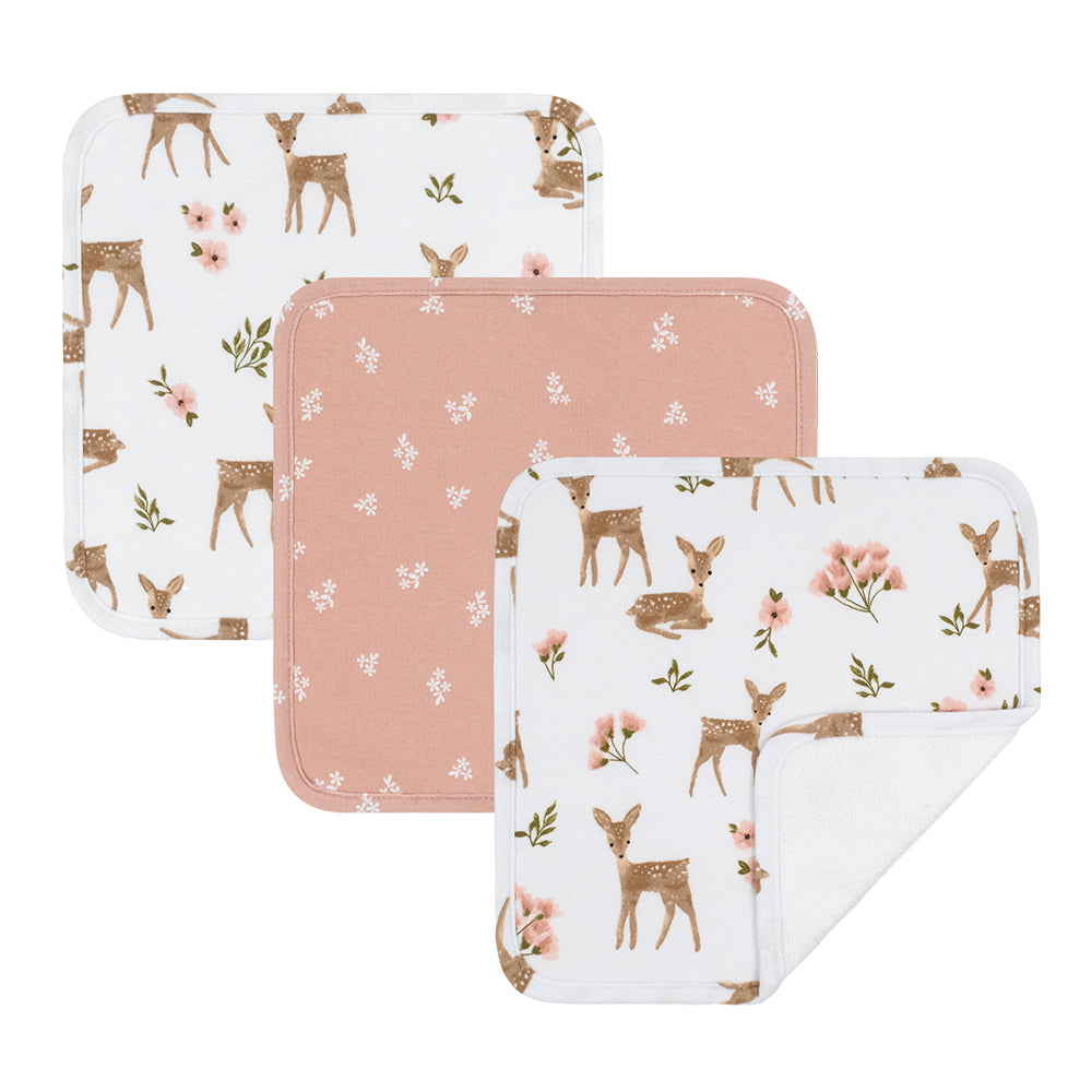 Wash Cloths - 3 pk assorted