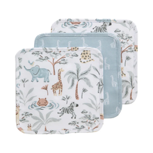 Wash Cloths 3pk - Wild Safari