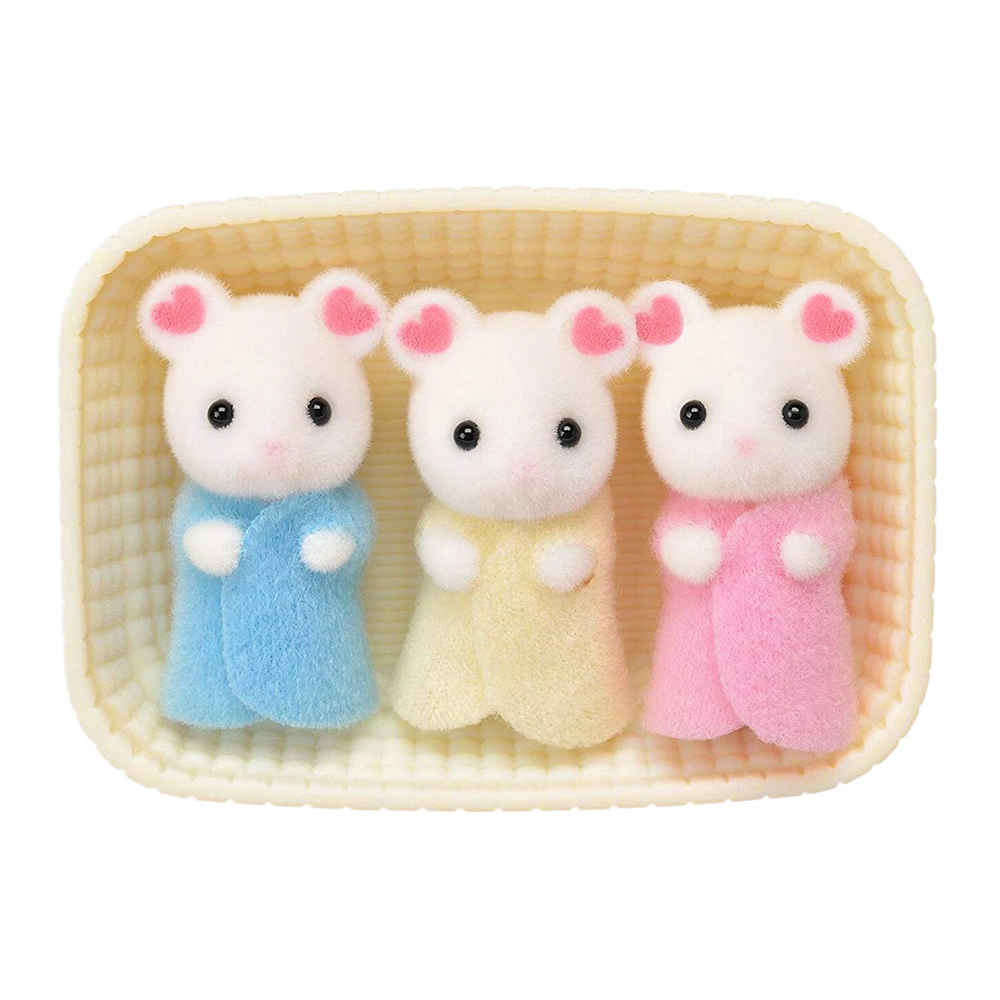 Marshmallow Mouse Triplets