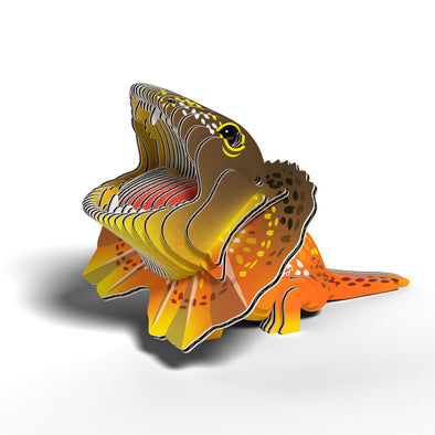 3D Cardboard Model Kit - Frilled Neck Lizard