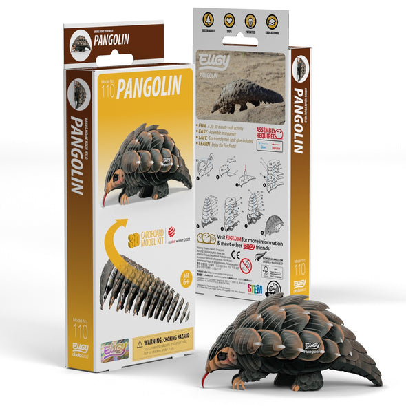 3D Cardboard Model Kit - Pangolin