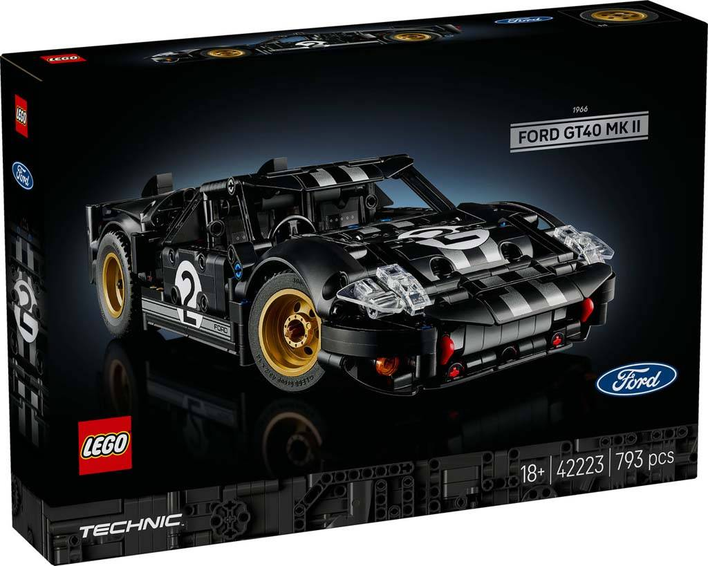 1966 Ford GT40 MKII Race Car Lego 42223