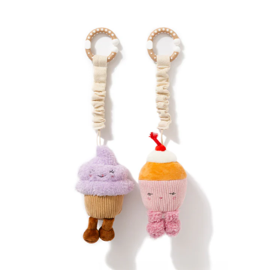 Mini Market Brunch Stroller Toy 2pk - Ice Cream and Cupcake