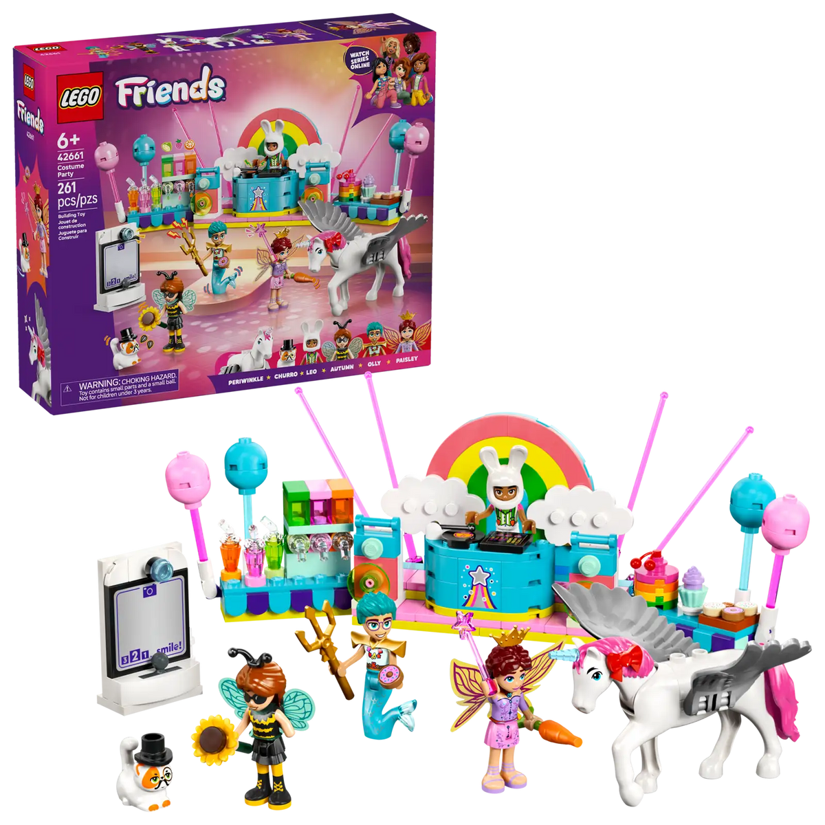 Costume Party With Unicorn & Fairy Lego 42661