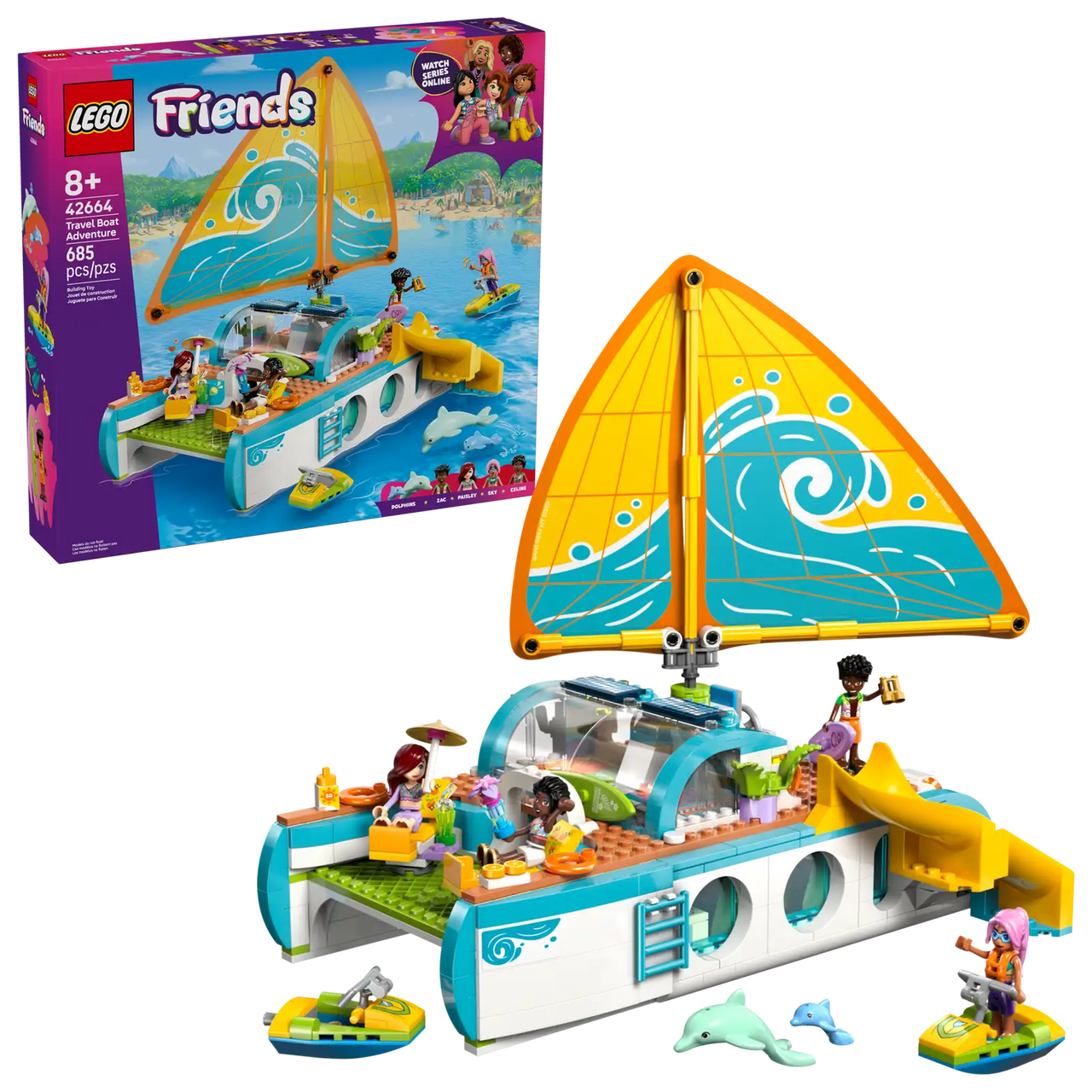 Travel Boat Adventure Lego 42664