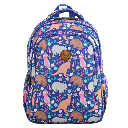 Alimasy Midsize Kids Backpack - Sleepy Australian Friends