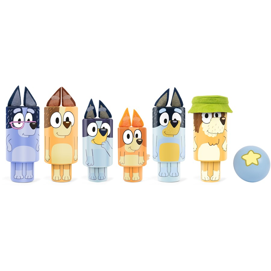 Bluey Wooden Skittle Set