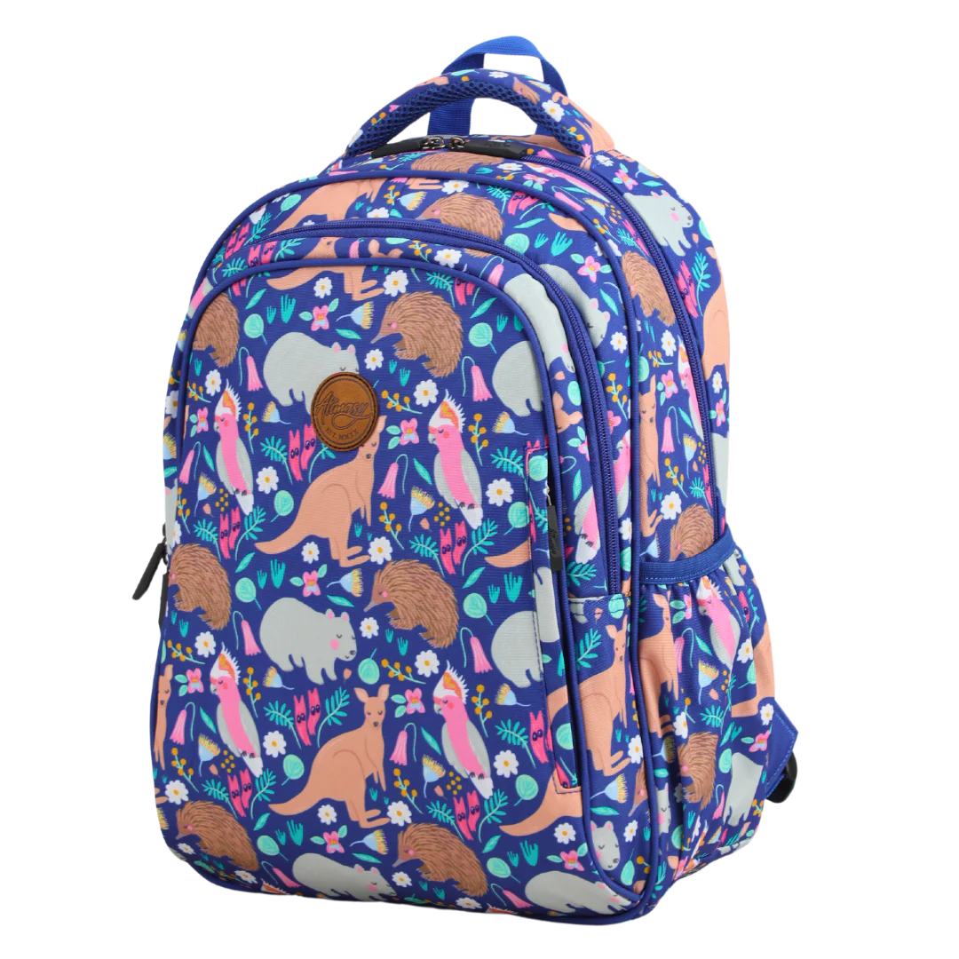 Alimasy Midsize Kids Backpack - Sleepy Australian Friends