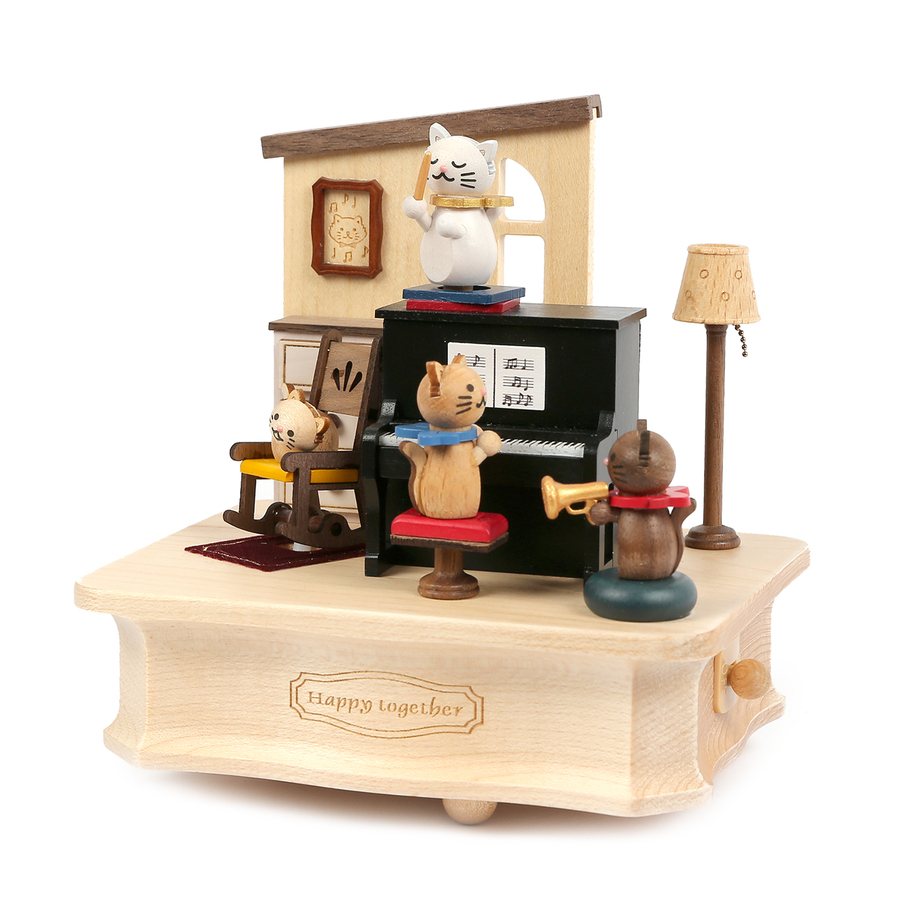 Cat Play Piano