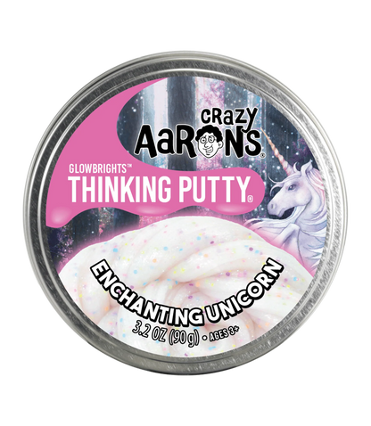 Crazy Aaron's Thinking Putty - Glowbrights - Enchanting Unicorn 90g