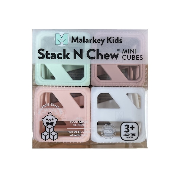 Stack 'N Chew Mini Cubes Pastel