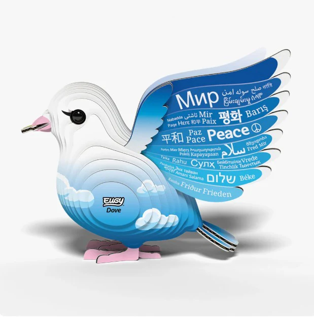 3D Cardboard Model Kit - Dove