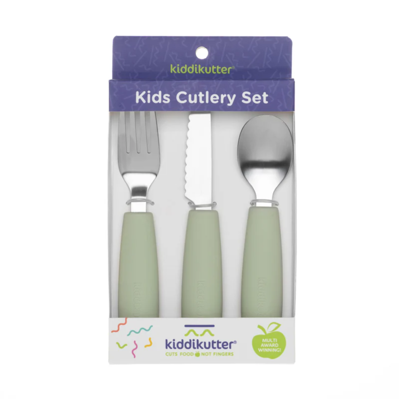 Kids Cutlery Set - Sage