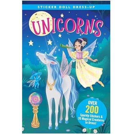 Sticker Doll Dress-up Book - Unicorns
