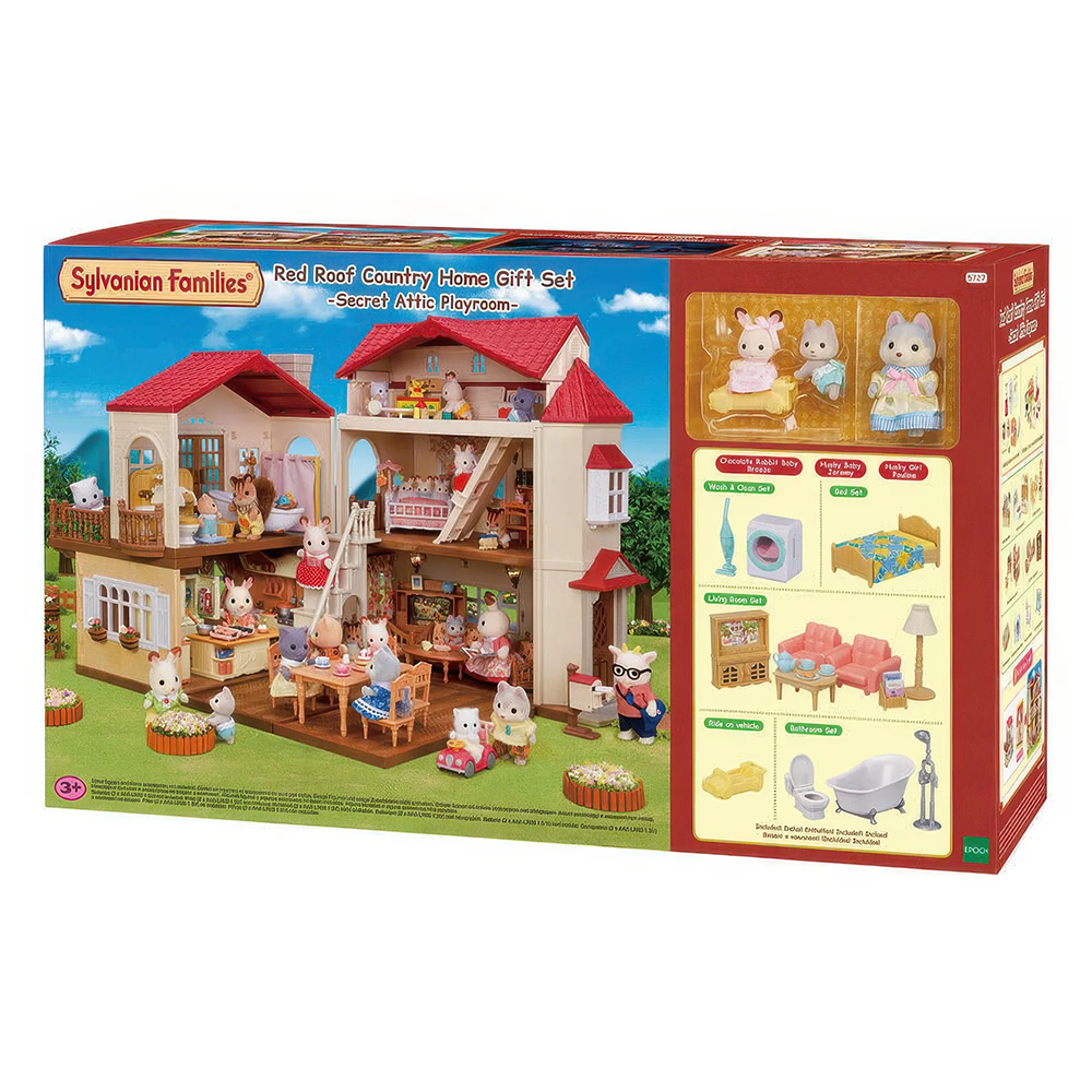 Red Roof Country Home Gift Set (Secret Attic Playroom)